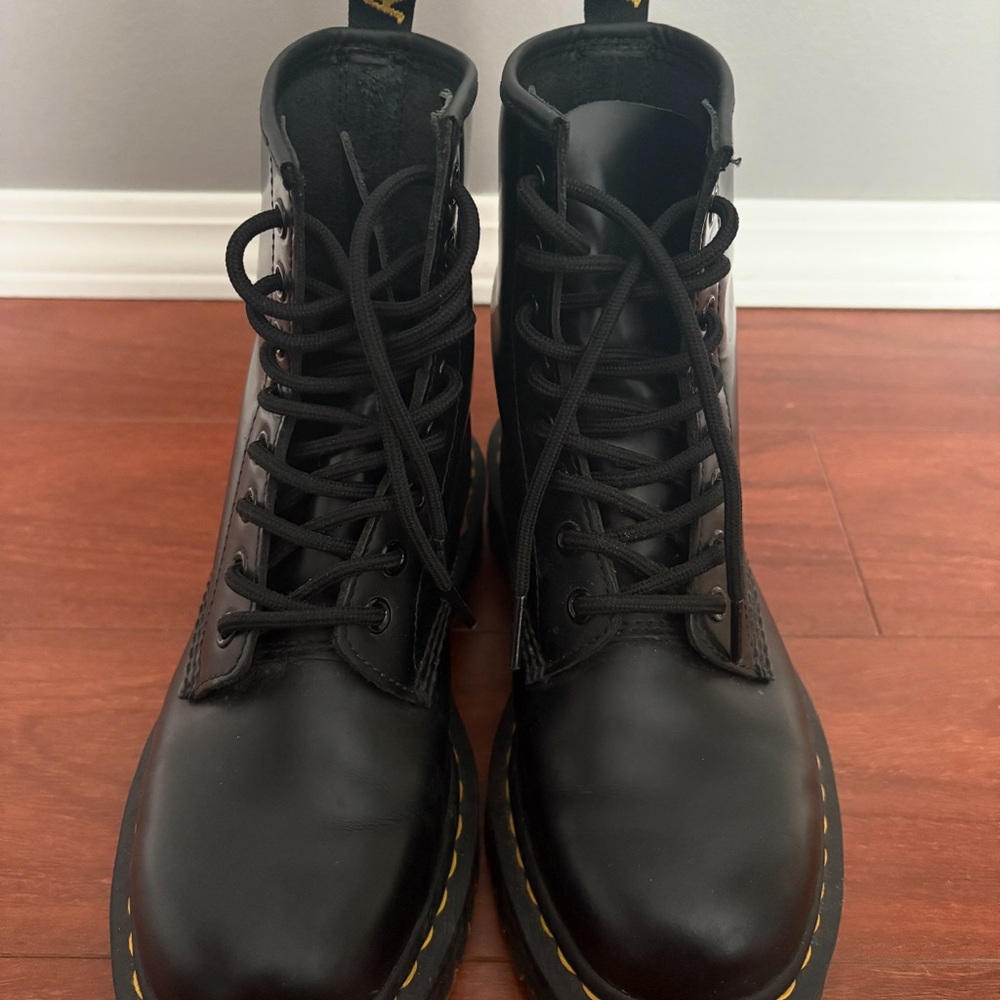 Dr. Martens Black Leather Boots